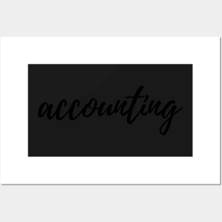 Accounting Binder Label Posters and Art